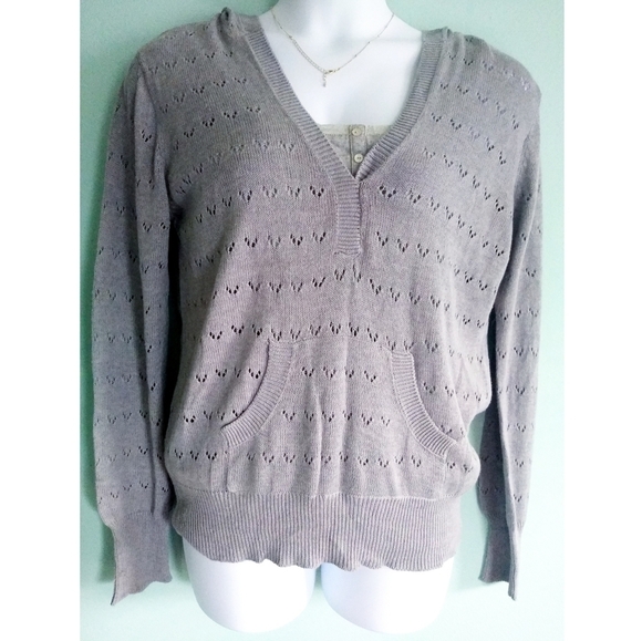Vintage NWT Gitano hooded sweater set. Retro 80’s excellent condition Sz L - Picture 1 of 9